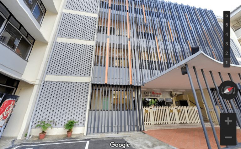 Google map view of the exterior EtonHouse Broadrick
