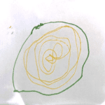 Symbolic representation of a spiralling slide