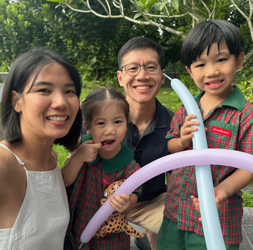 Han Ziying and Justin Tan (Parents of Daniel Tan K2 and Alexis Tan Nursery 1 )